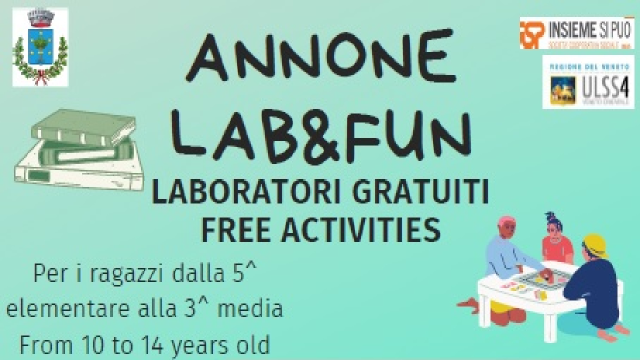 Annone Lub&Fun - Laboratori Gratuiti